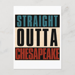 Cartão Postal Hetero Outta Chesapeake Virginia VA