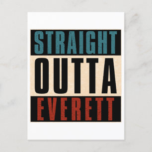 Cartão Postal Hetero Outta Everett Washington WA