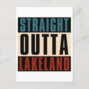 Cartão Postal Hetero Outta Lakeland Florida FL