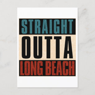 Cartão Postal Hetero Outta Long Beach California CA