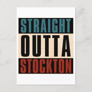 Cartão Postal Hetero Outta Stockton California CA