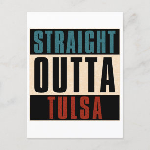Cartão Postal Hetero Outta Tulsa Oklahoma OK