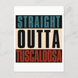 Cartão Postal Hetero Outta Tuscaloosa Alabama AL