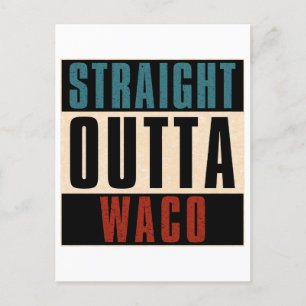 Cartão Postal Hetero Outta Waco Texas TX