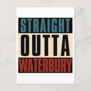 Cartão Postal Hetero Outta Waterbury Connecticut CT