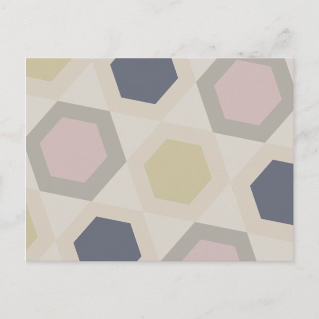 Cartão Postal Hexagon Bliss (Frente)