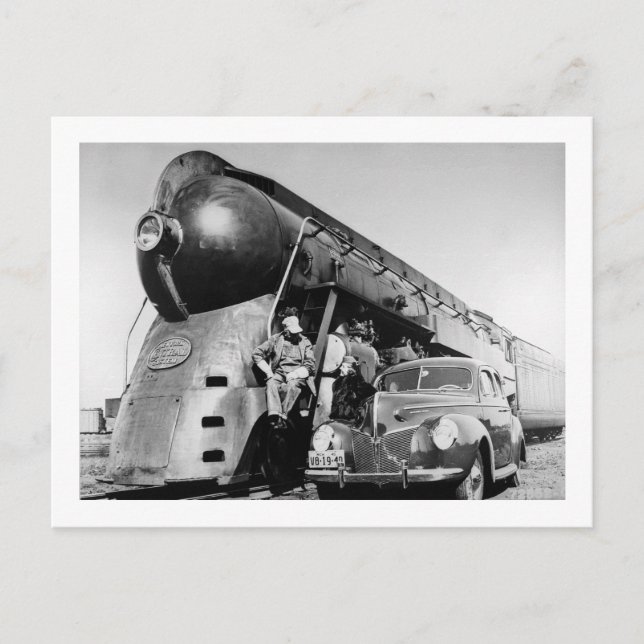 Cartão Postal Hey boa estrada de ferro da central de New York do (Frente)