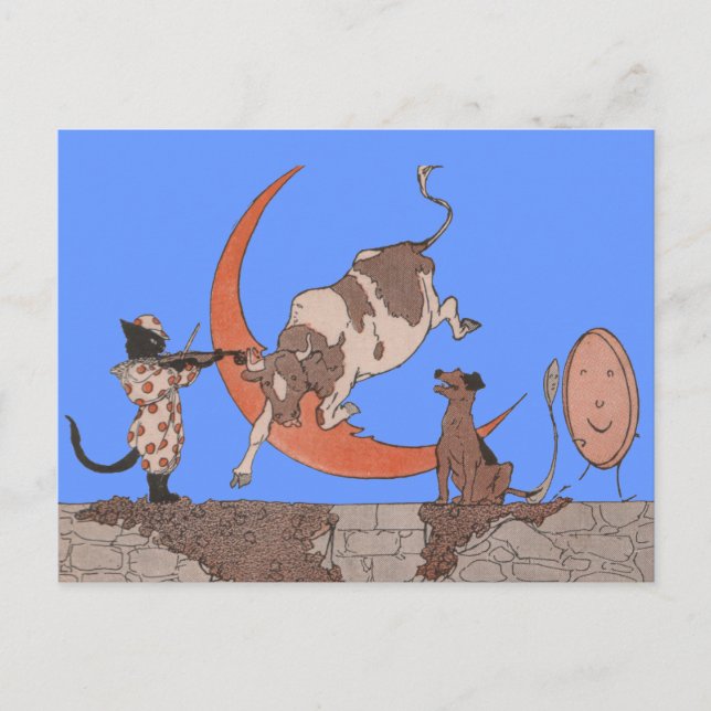 Cartão Postal Hey Diddle Diddle (Frente)