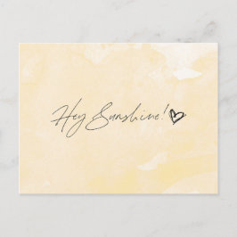 Cartão Postal Hey Sunshine