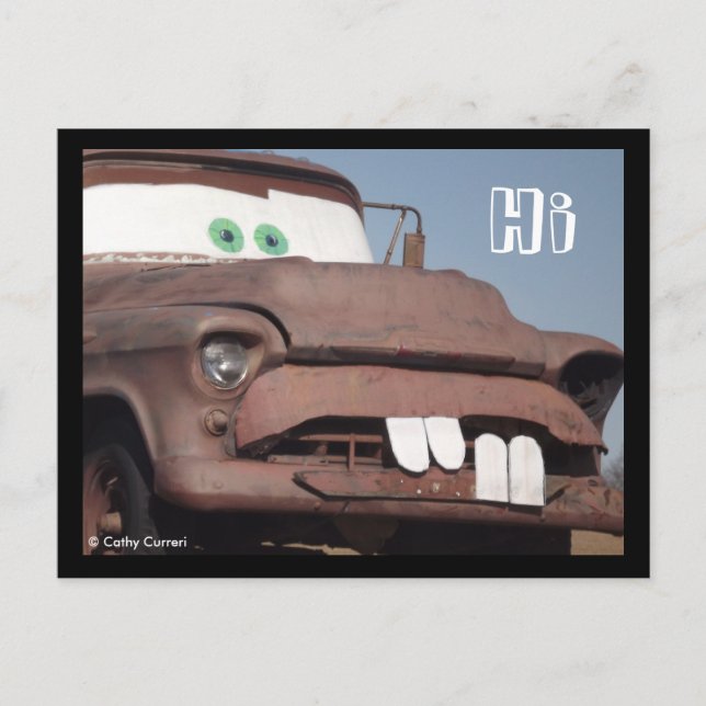 Cartão postal Hi (Frente)