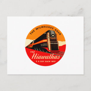 Cartão Postal Hiawathas Train