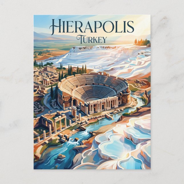 Cartão Postal Hierápolis Turquia (Frente)