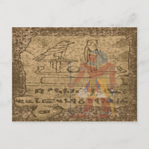 Cartão Postal Hieroglifo Egípcio