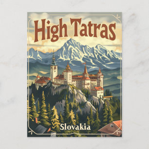 Cartão Postal High Tatras Eslováquia