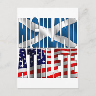 Cartão Postal Highland Athlete