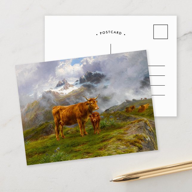 Cartão Postal Highland Cattle | Rosa Bonheur (Criador carregado)