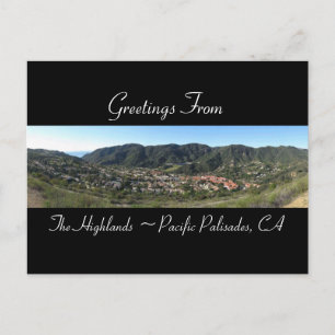 Cartão postal Highlands_Pacific Palisades Panoram