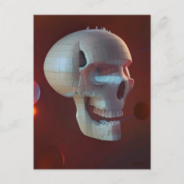 Cartão Postal Highrise Living on Skull Asteroid 42-C