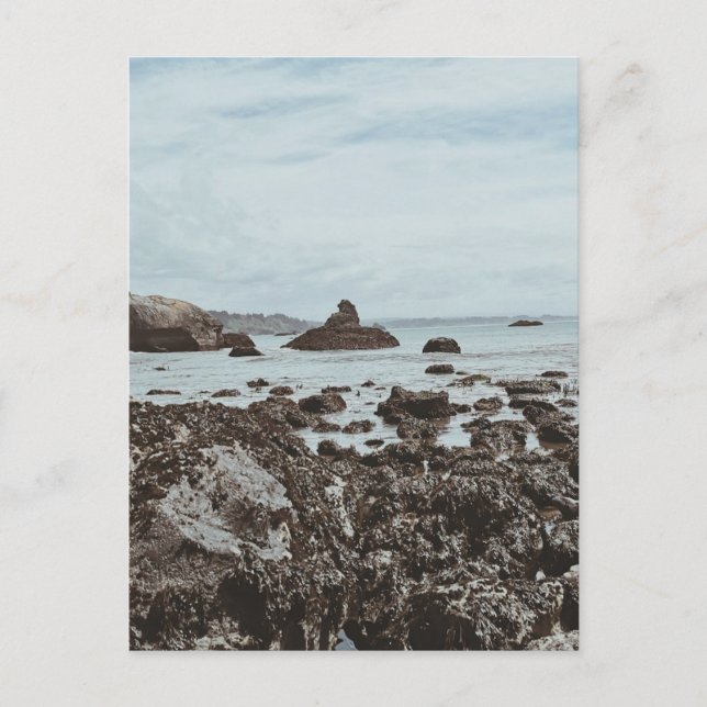 Cartão Postal Highway 1 Rocky Beach (Frente)