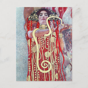 Cartão Postal Higieia por Gustav Klimt