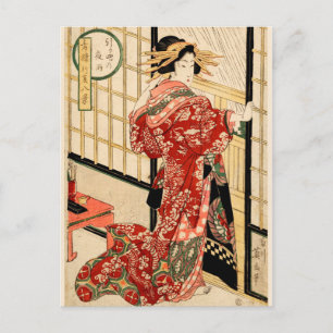 Cartão Postal Hikeyotsu no you no ame (Vintage impressão japon