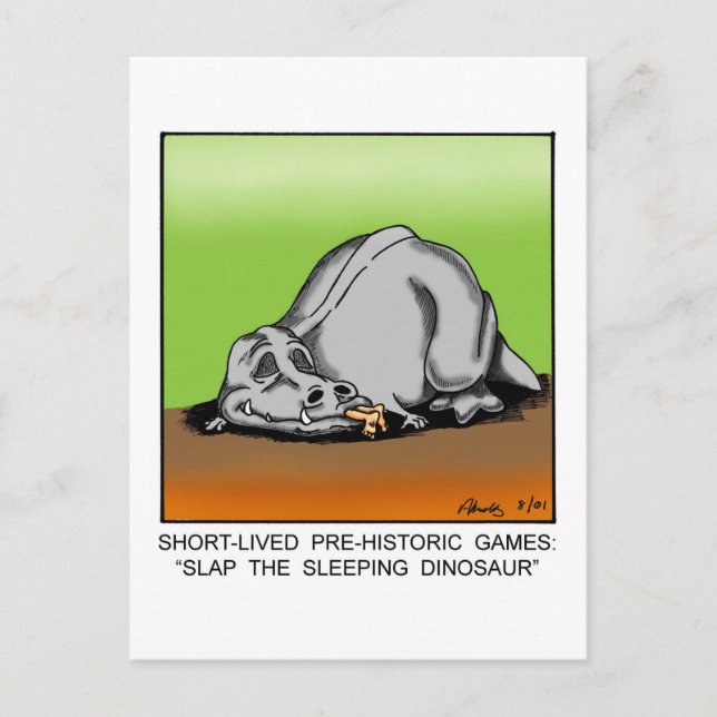 Cartão Postal Hilário para Manter Contato (Frente)