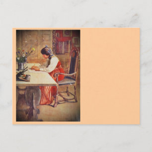 Cartão Postal Hilda na Mesa de Arte