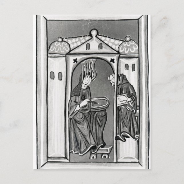 Cartão Postal Hildegard de Bingen (Frente)