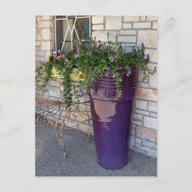 Cartão Postal Hill Country Sidewalk (Frente)