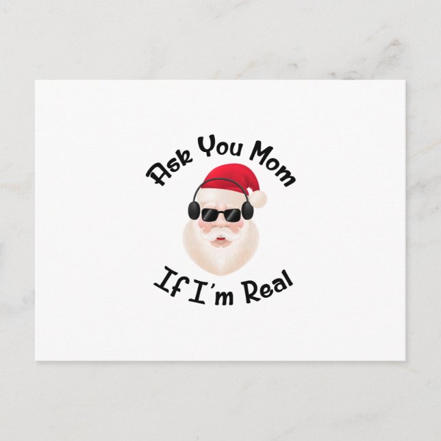 Cartão Postal Hillarie Xmas Feio Natal Engraçado (Frente)