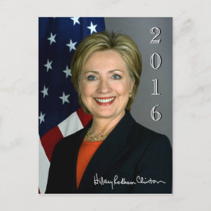 Cartão Postal Hillary 2016