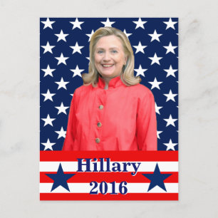 Cartão Postal Hillary 2016