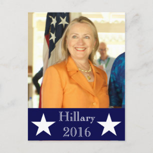 Cartão Postal Hillary 2016
