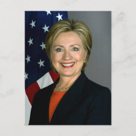Cartão postal Hillary Clinton