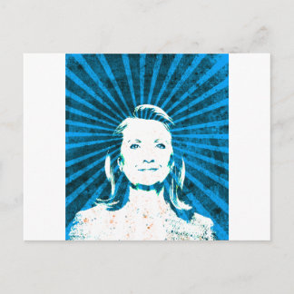Cartão Postal Hillary Clinton para o Presidente 2016
