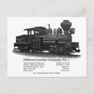 Cartão Postal Hillcrest Shay No. 1