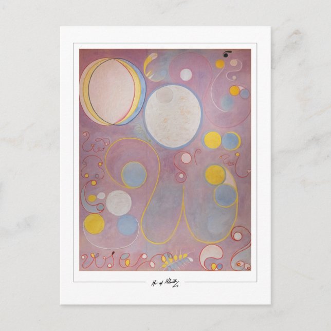 Cartão Postal Hilma af Klint #90 - Fine Art (Frente)