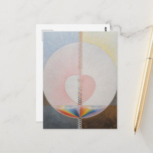 Cartão Postal Hilma Af Klint, A Pomba Nº25, Arte Abstrata