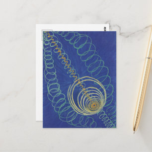 Cartão Postal Hilma Af Klint, Caos Primordial Nº16 Arte Abstrata