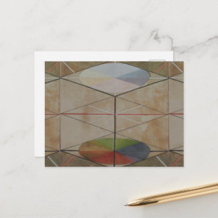 Cartão Postal Hilma Af Klint, O Cisne No.23, Arte abstrata