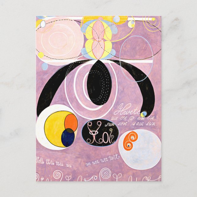 Cartão Postal Hilma af Klint - Os Dez Maiores, N.º 06 (Frente)