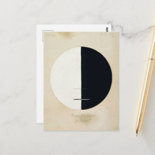 Cartão Postal Hilma Af Klint, ponto de vista de Buda, Abstrato A