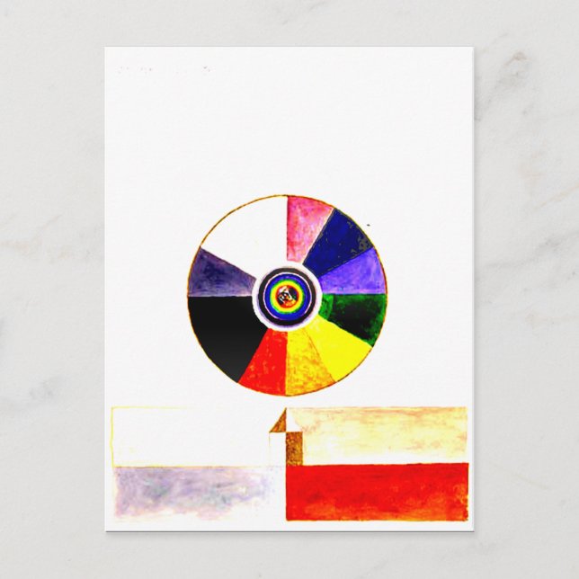 Cartão Postal Hilma af Klint - Série VII, N.º 7d, 1920 (Frente)