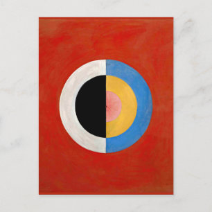 Cartão Postal Hilma af Klint, Svanen, nr 17, trabalho de arte co