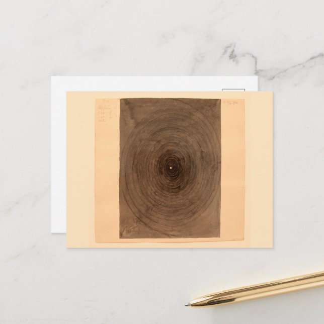 Cartão Postal Hilma Af Klint, The Parsifal No.1 , Abstract Art (Frente/Verso In Situ)