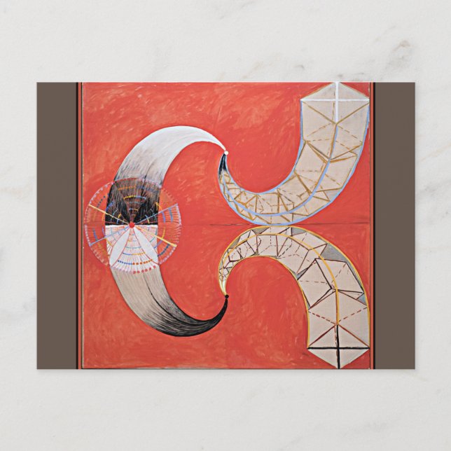 Cartão Postal Hilma af Klint - The Swan No. 09 (Frente)