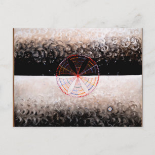 Cartão Postal Hilma af Klint trabalho de arte, The Swan No. 10