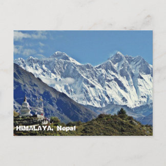 Cartão Postal HIMALAYA - Uma das mil visualizações do NEPAL