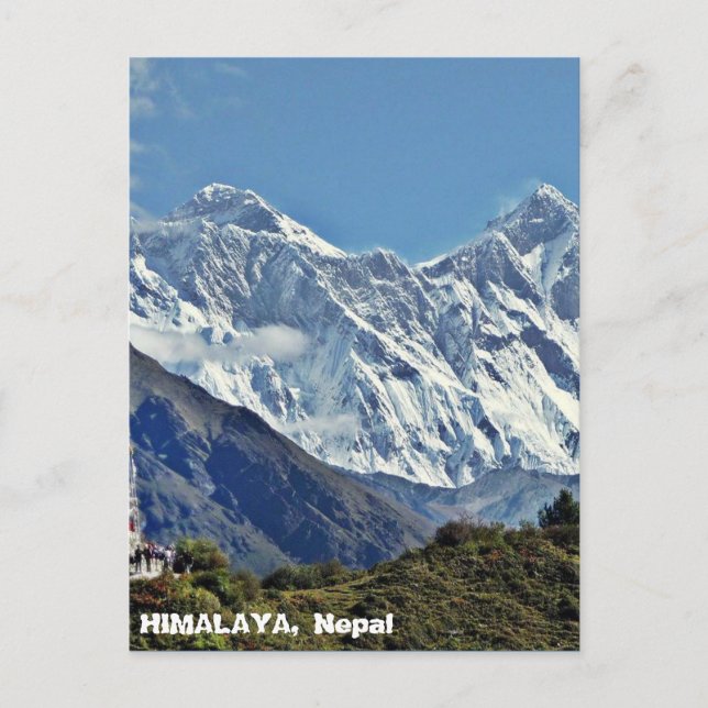 Cartão Postal HIMALAYA - Uma das mil visualizações do NEPAL (Frente)
