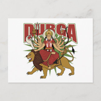 Cartão Postal Hindu Durga